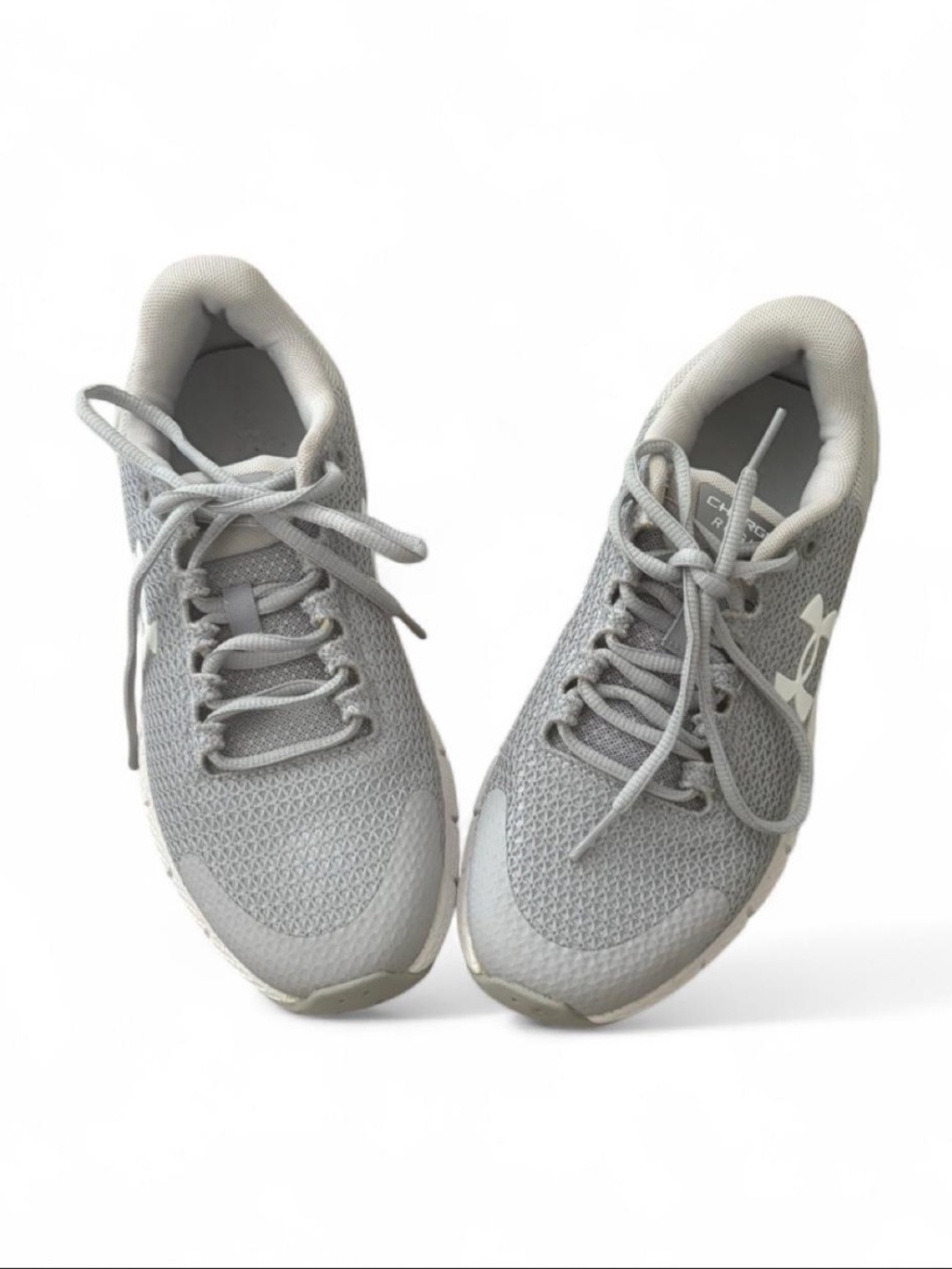 Under Armour Light Gray Mesh Running Sneakers women’s size 7